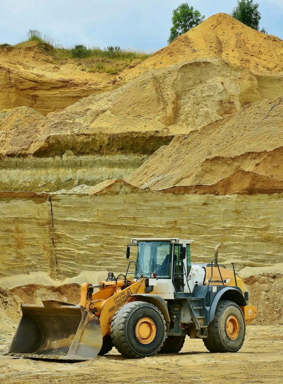 Bergbaumaschinen mit geschmiedeten und gegossenen Verschleissteilen
